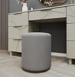 Пуфик Лейла светло серый камень | изображение 1