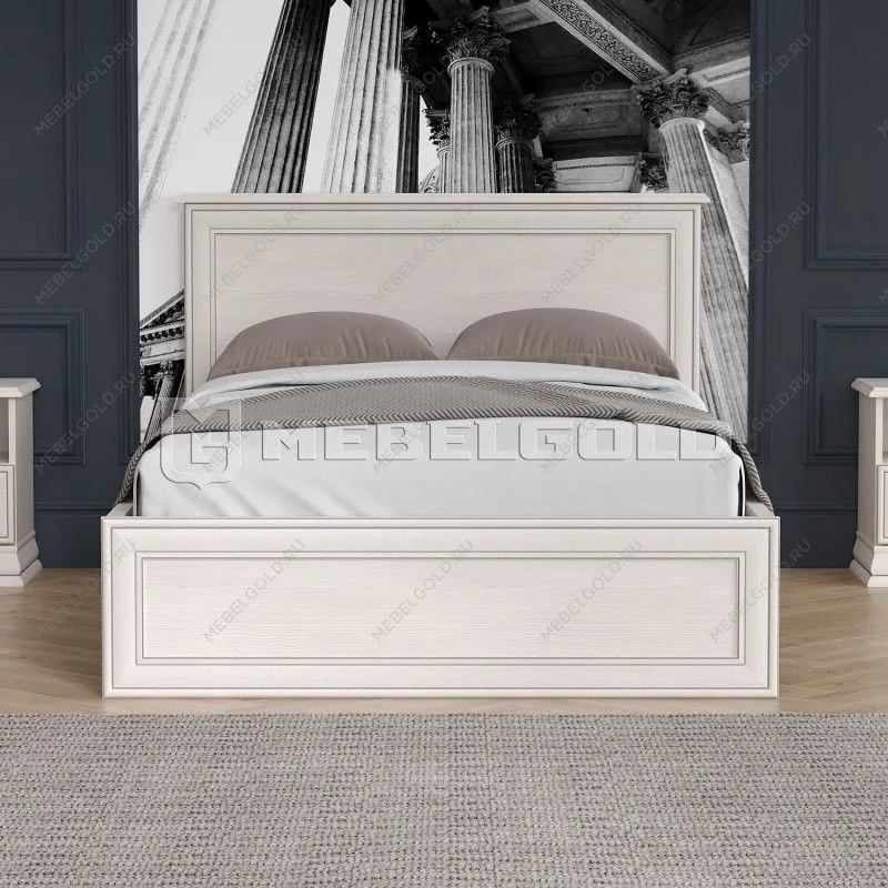 Кровать Тиффани 120 вудлайн кремовый | изображение 1