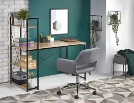 Стол компьютерный Halmar NARVIK B-1 (дуб сонома/черный)