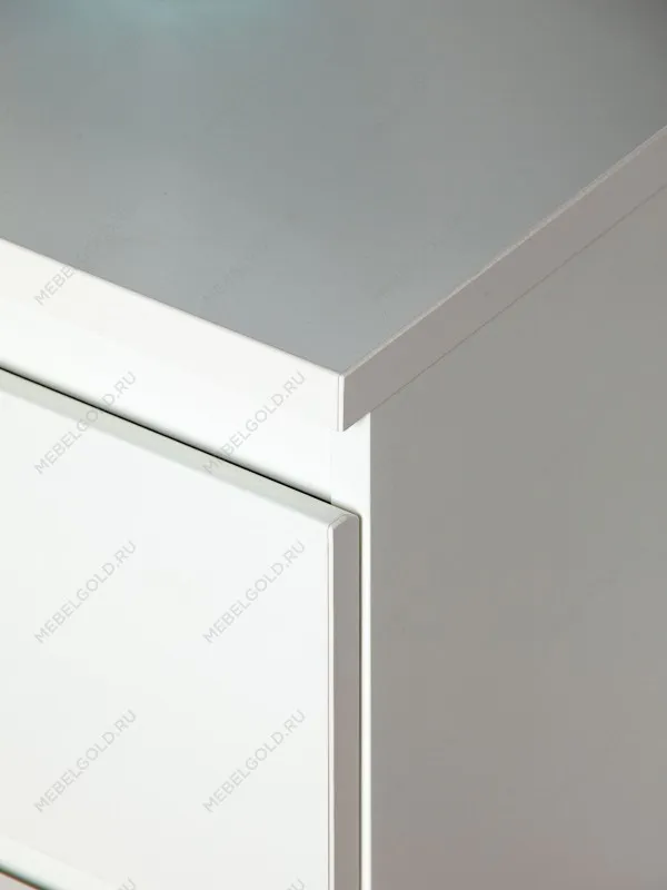 Тумба для ТВ Кастор, 4 ящика, 130х40х54 см, белая | изображение 5