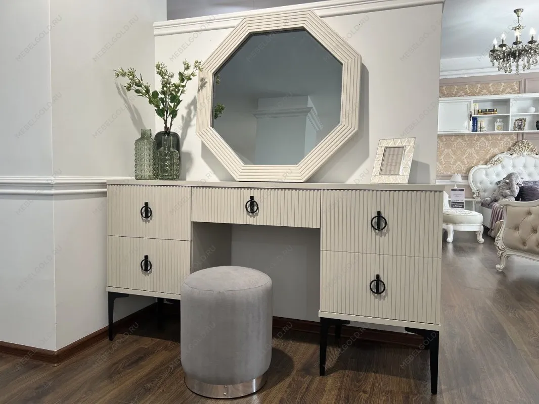 Спальня Стелла 4-дверная светло серый камень | изображение 14