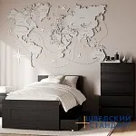 Ящик выкатной для кроватей СИРИУС, 60х60х20 см, черно-коричневый, дуб венге | изображение 5