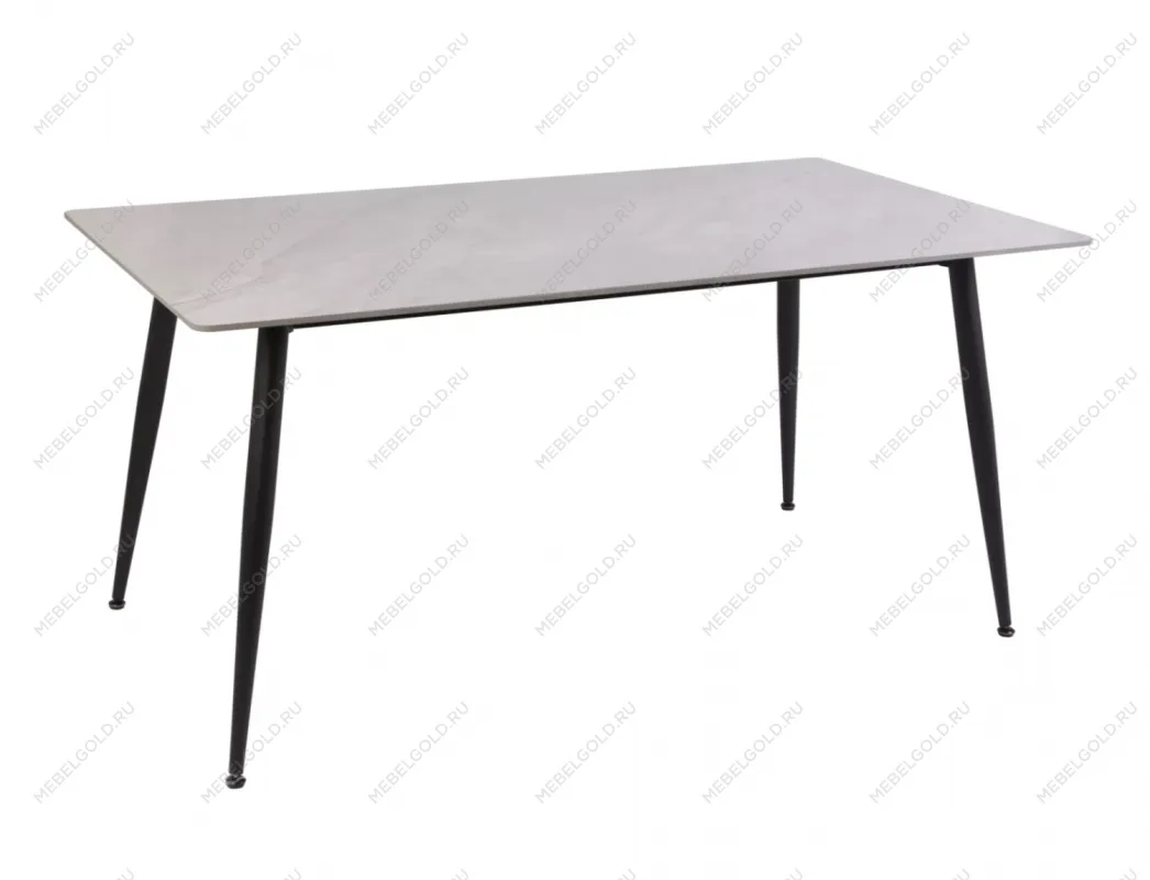 Стол обеденный Signal RION 160 (серый лак/черный)