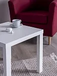 Стол журнальный Энкель, 50x50x45 см, белый | изображение 7