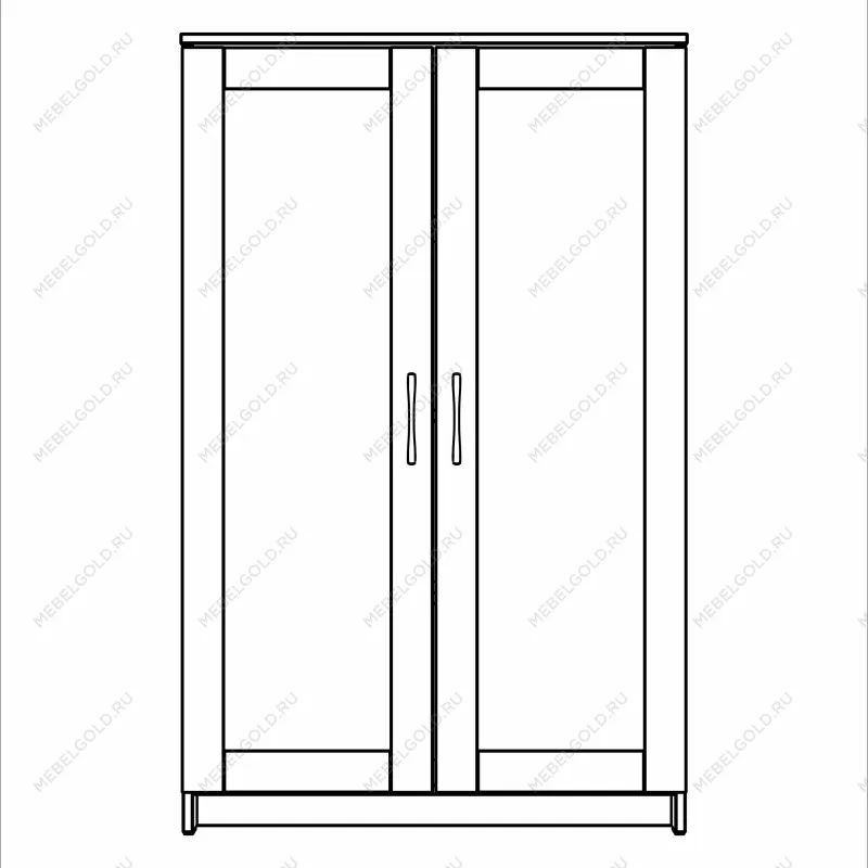 Тумба Сириус, 2 двери, 78х41х124 см, белая | изображение 11