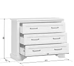 Комод Стилиус KOM3S (Лиственница сибирская) - Выставка м. Марьина роща | изображение 4