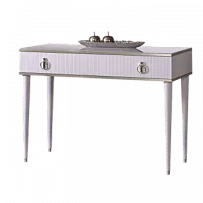 Лобня - Стол туалетный Римини СОЛО (белый серебро) РМСТ-1 (s)