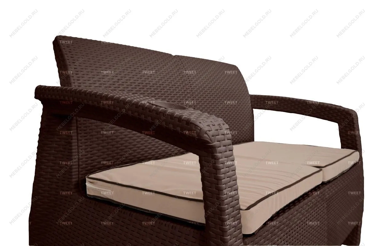 Диван 2-х местный Tweet, венге | изображение 3