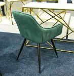 Стул кухонный Signal LINEA Velvet (зеленый/черный мат) | изображение 3