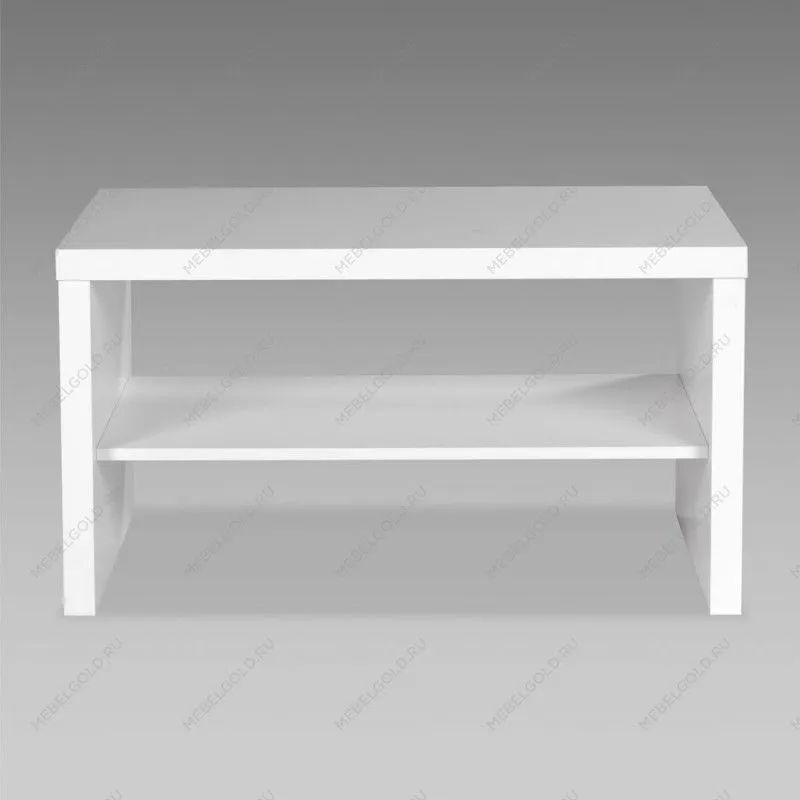 ЛАКК / ЭНКЕЛЬ Журнальный стол ИКЕА / IKEA 82С, тамбурат, цвет белый | изображение 2