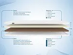 Наматрасник Латекс 3 см + Кокос 3 см 140х190 | изображение 1