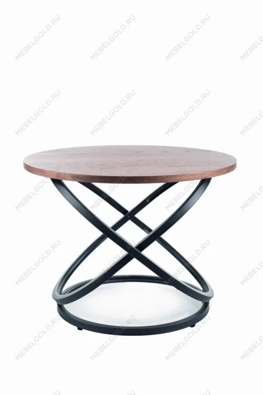 Стол журнальный Signal EOS D (орех/черный)
