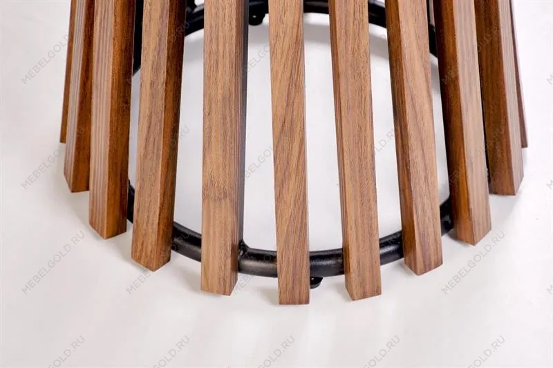 Стол журнальный Halmar CARINA S (бежевый мрамор/орех) | изображение 8