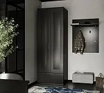 БРИМНЭС / СИРИУС Шкаф ИКЕА / IKEA комбинированный 2 двери и 1 ящик Дуб Венге | изображение 5