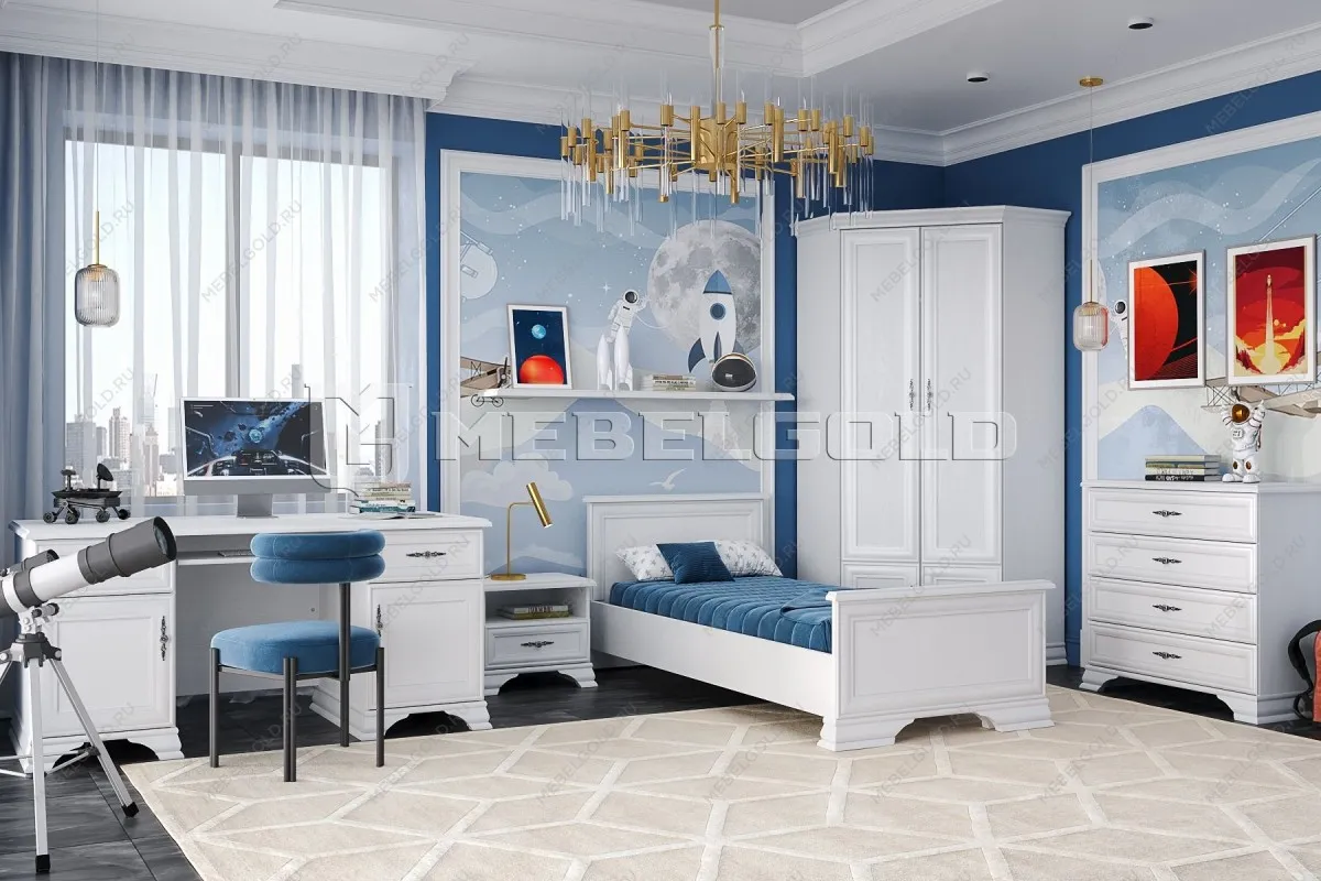 Комод Кентаки KOM4S белый | изображение 3