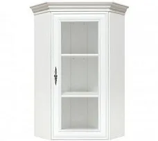 Лобня - Шкаф верхний с витриной Кентаки NADN1W белый