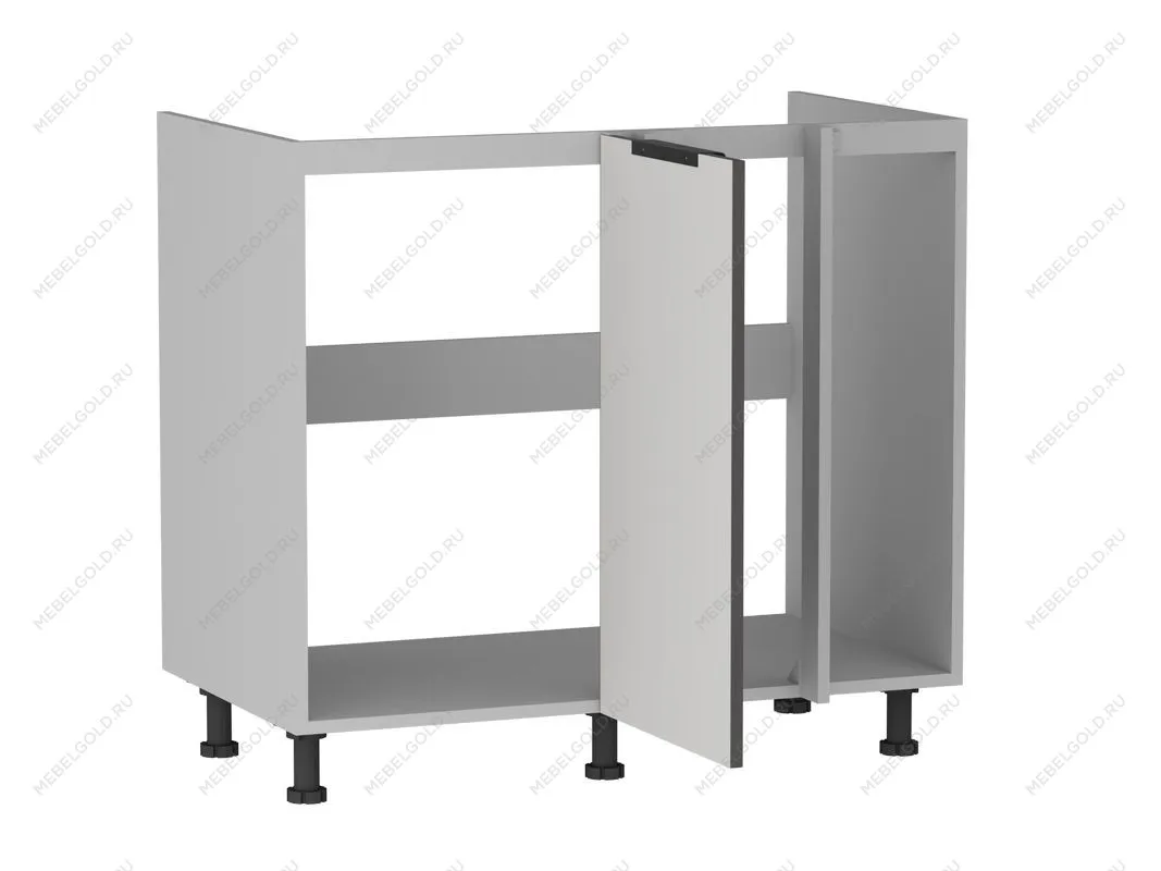 Стол под мойку угловой СМУ-100, Ватель (900*554*820) Экокожа Серый, 23313 | изображение 1