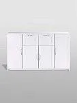 Тумба Сириус, 4 двери и 2 ящика, 156х41х95 см, белая | изображение 5