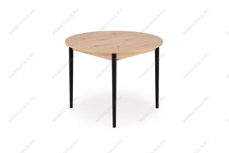 Стол обеденный Halmar PIVOT 102 (дуб артизан/черный) | изображение 6