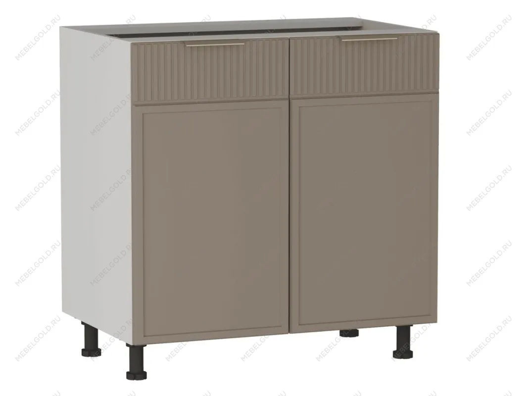 Стол 2-х дверный С-80, Берта (800*528*820) Мокко, 25109