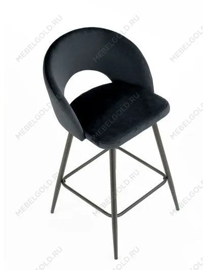 Стул барный Halmar H96 (черный/черный) | изображение 4