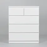 МАЛЬТА комод ИКЕА / IKEA 3+2 ящика 80х99 белый | изображение 2