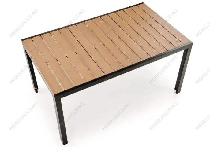 Стол обеденный Halmar FIERRO P (коричневый/черный) | изображение 5