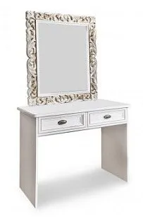 Туалетный столик Натали белый глянец