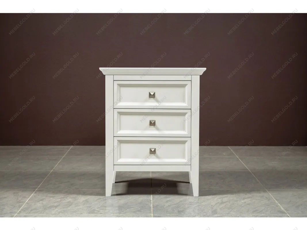Тумба прикроватная 3 ящика Manhattan (Молочный) | изображение 3