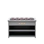 Обувница Патриция (Серый ясень / ткань V 19, каретная стяжка) | изображение 1