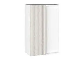 Шкаф 960 ШВП-60 левый, Виста (600*350*960) Экокожа Белый, 26318