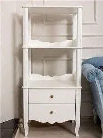 Этажерка Версаль 2 яруса (белый)