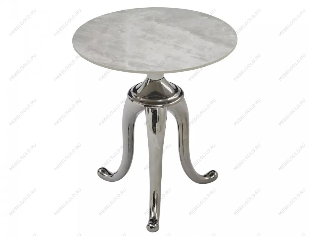Стол журнальный Signal SNAKE (белый/серебряный) | изображение 1