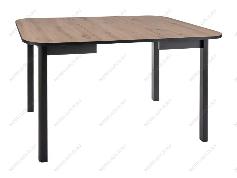 Стол обеденный Signal DANTE II 90 раскладной (дуб артизан/черный)