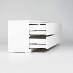 Комод Варма, 4 ящика, горизонтальный, 160х54х40 см, эмаль белая | изображение 12