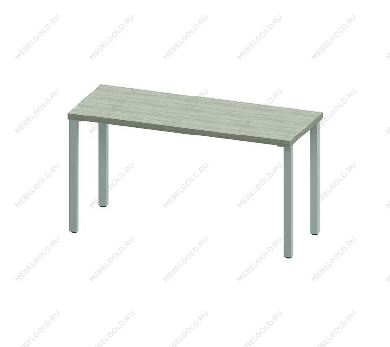 ИНГАР стол письменный ИКЕА / IKEA 2/ТТ 140x75x55, дуб беленый/белый | изображение 2