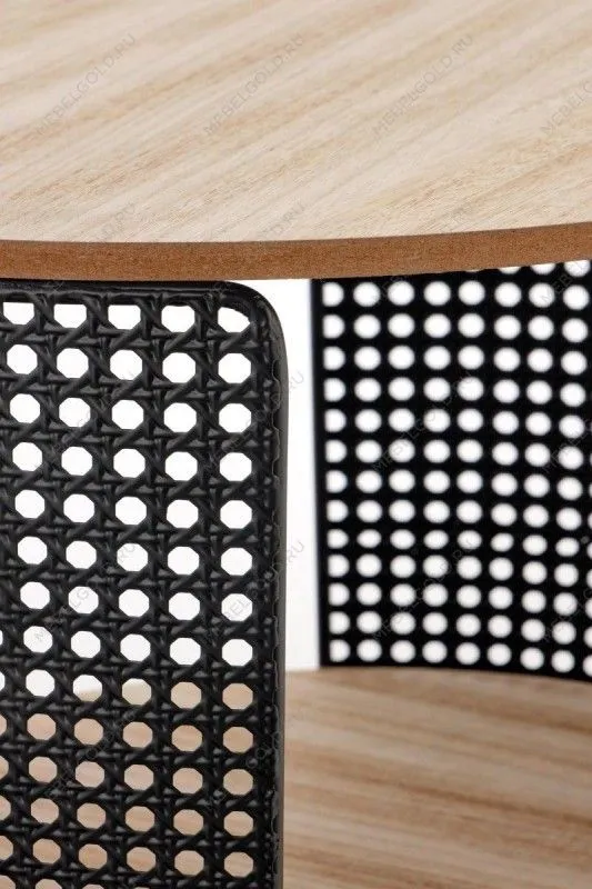 Стол журнальный Halmar TRAFICA (натуральный/черный) | изображение 5