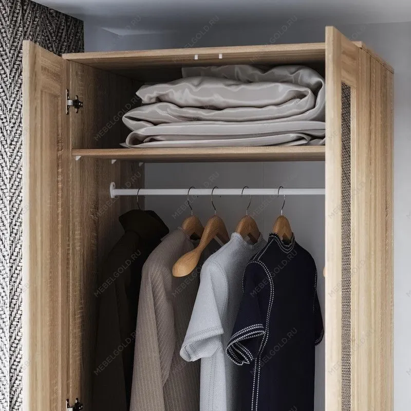 БРИМНЭС / СИРИУС Полка для шкафа ИКЕА / IKEA , Дуб Сонома | изображение 3