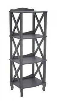 Этажерка-стеллаж Джульетта-3 (серый ясень )