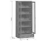 Витрина Индиана JWIT2D1S дуб саттер | изображение 2