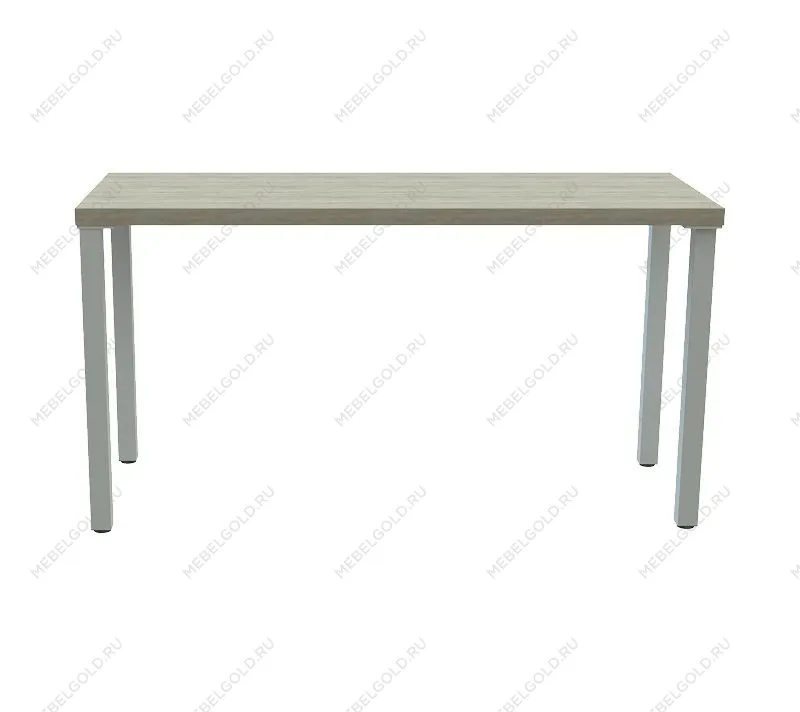 ИНГАР стол письменный ИКЕА / IKEA 2/ТТ 140x75x55, дуб беленый/белый | изображение 1