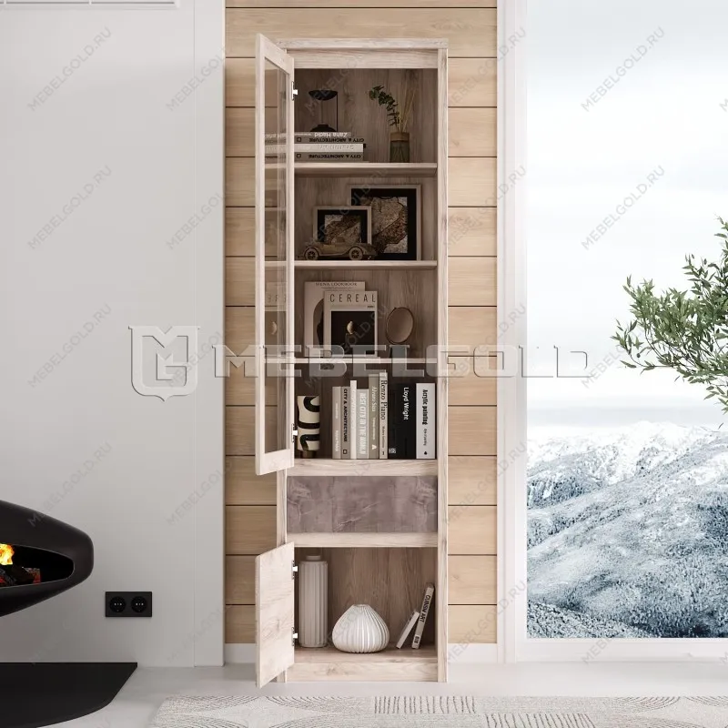 Шкаф с витриной Джаз 1V1D1S | изображение 3