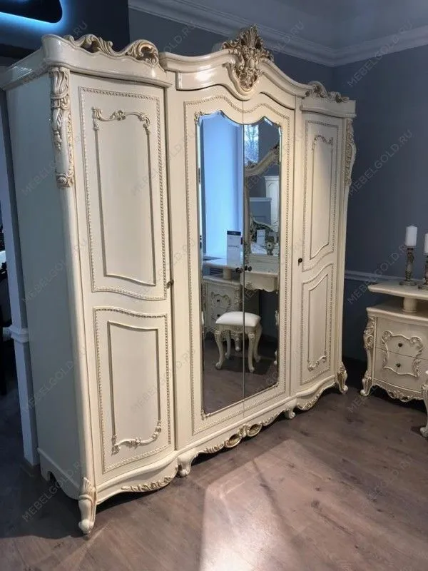 м. Римская - Шкаф Джоконда 3-дверный крем глянец | изображение 3