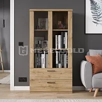 Шкаф с витриной Дорсет 1V2S3N