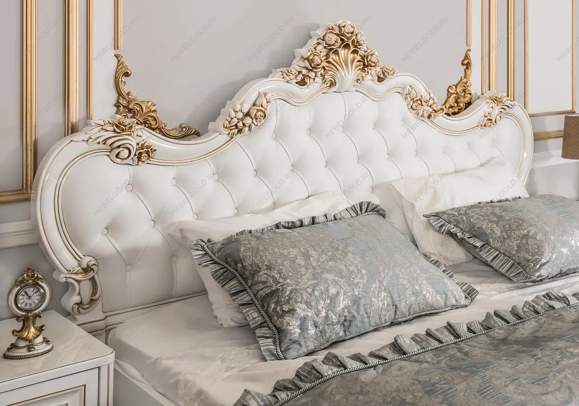 Кровать Натали 160х200 см белый глянец | изображение 4