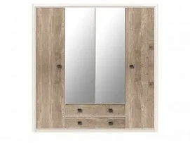 Шкаф платяной Коен SZF4D2S ясень снежный