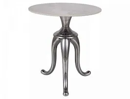 Стол журнальный Signal SNAKE (белый/серебряный)