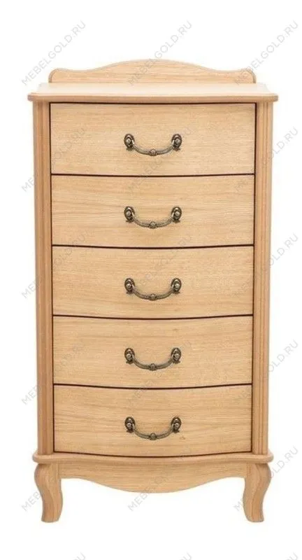 Комод Джульетта узкий 5 ящ.(светлый дуб) | изображение 1