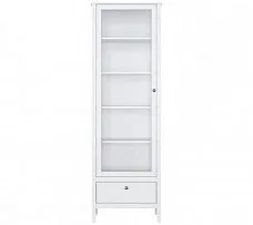Шкаф-витрина Ева (Хельга) REG1W1S/65 белый