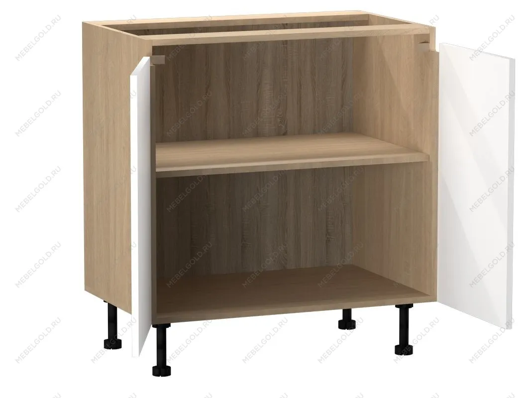 Стол С-80, Женева (800*520*870) Дуб Палермо/Белый матовый, 22406 | изображение 1